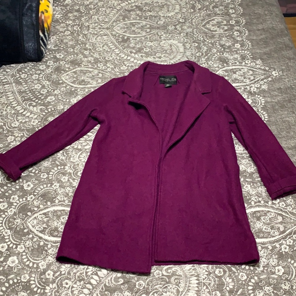 Purple pea coat, only worn a couple of times. Size xs